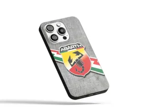 Fiat Abarth Coque Smartphone Style Épuré Minimaliste